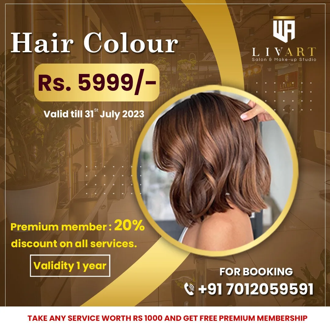Hair Colouring Artistry LivArt Kakkanad